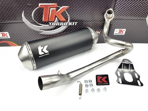 Turbokit edelstahl auspuff - edelstahl,